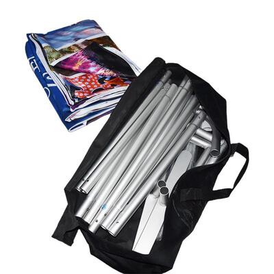 快幕秀海报立牌展示架活动展架背景板签名墙uv打印广告双面热转印