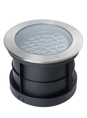 LED地埋灯可调节角度庭院圆形圆林景观亮化嵌入式COB偏光可调角度