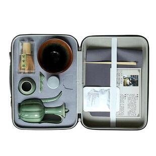 宋代点茶器越窑执壶套装茶筅抹茶工具刷家用便携布包茶道建盏茶碗