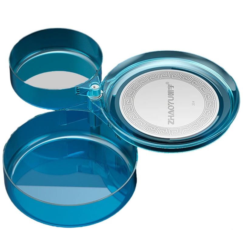 拉饵盘饵料鱼盒箱饵分携钩便式强磁钓钓椅散炮通ltao7204用全磁开