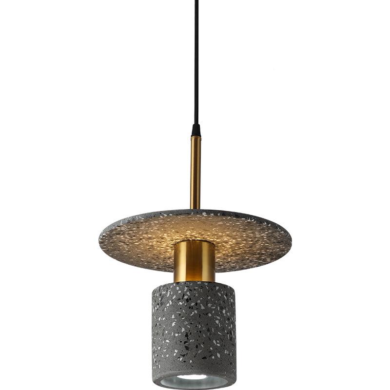 工业风创意商场水磨吧吊灯北A024欧简约水泥吊灯桌餐台卧室床石头