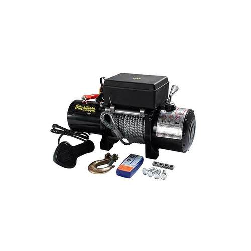 12V车载自救越野绞盘3000磅越野车绞盘车载吊机24V电动绞盘