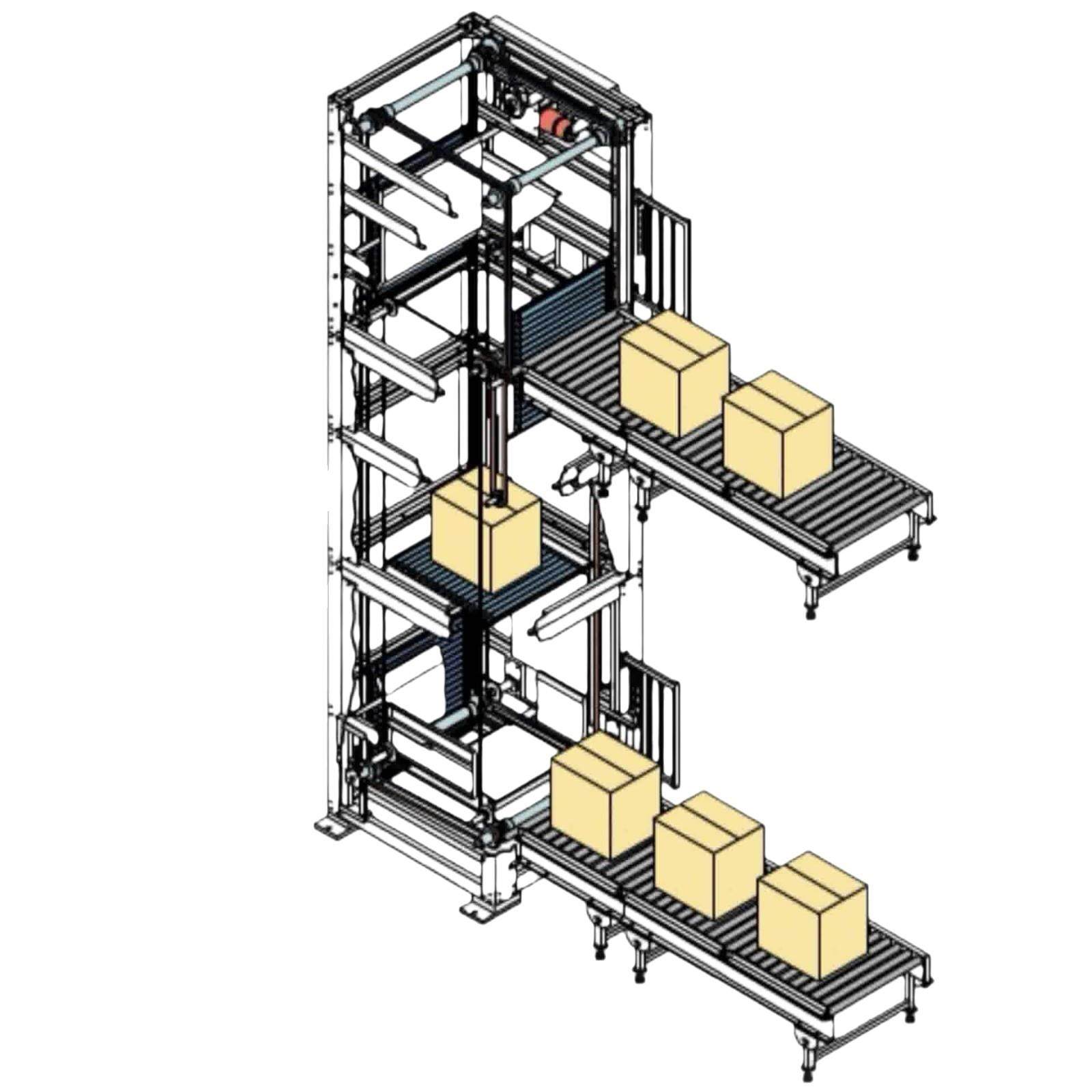 垂直循环升降机工厂房搬运输送机ZCE型全自动货梯往复式提升机
