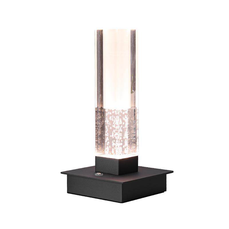 亚克力气泡方管充电台灯卧室床头装饰氛围灯酒吧触摸开关感应台灯