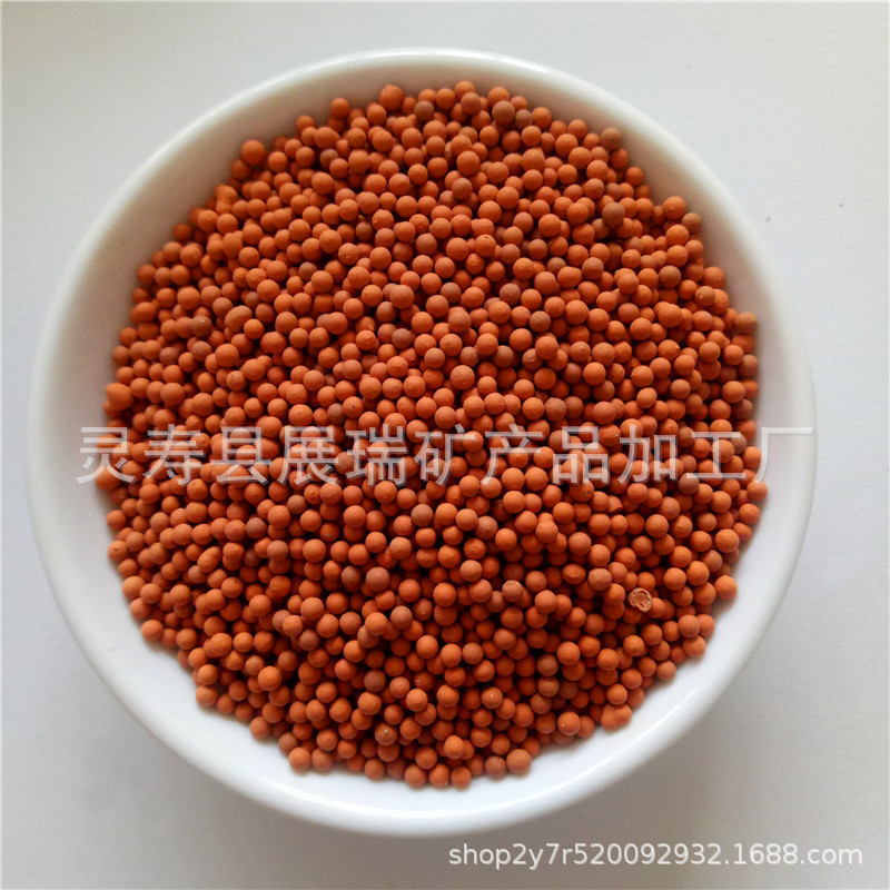厂家供应黄土球麦饭石球负离子托玛琳能量球净水陶瓷球彩色矿化球