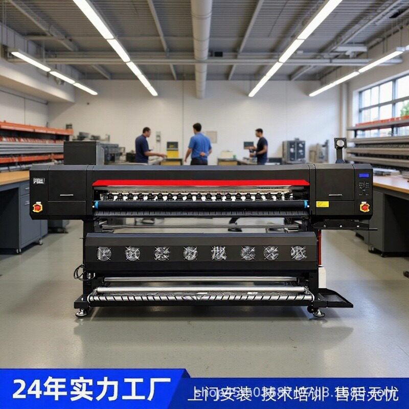 1.9米8头热升华打纸机 服装面料热转印打印机 纯棉布料数码直喷机
