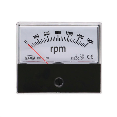 供应 KDSI指针式电表BP-670 DC10V1800rpm主轴转速表 直流电压表
