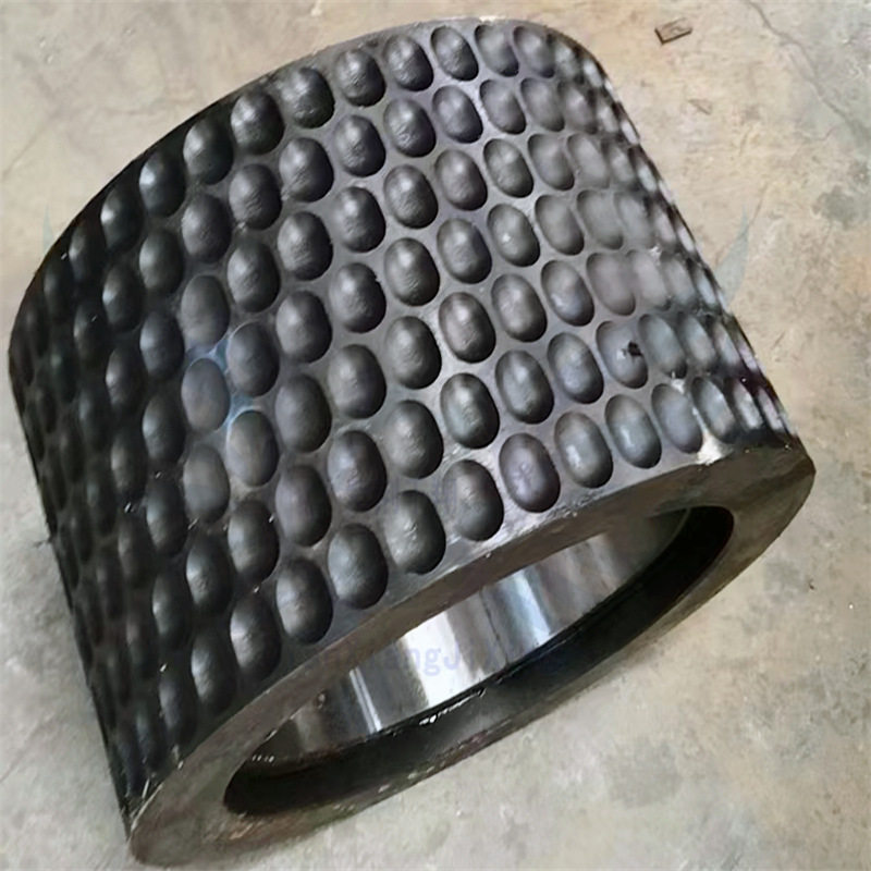 干湿高压型煤压球机锻造模具 耐磨材质矿粉挤压成型设备配件对辊
