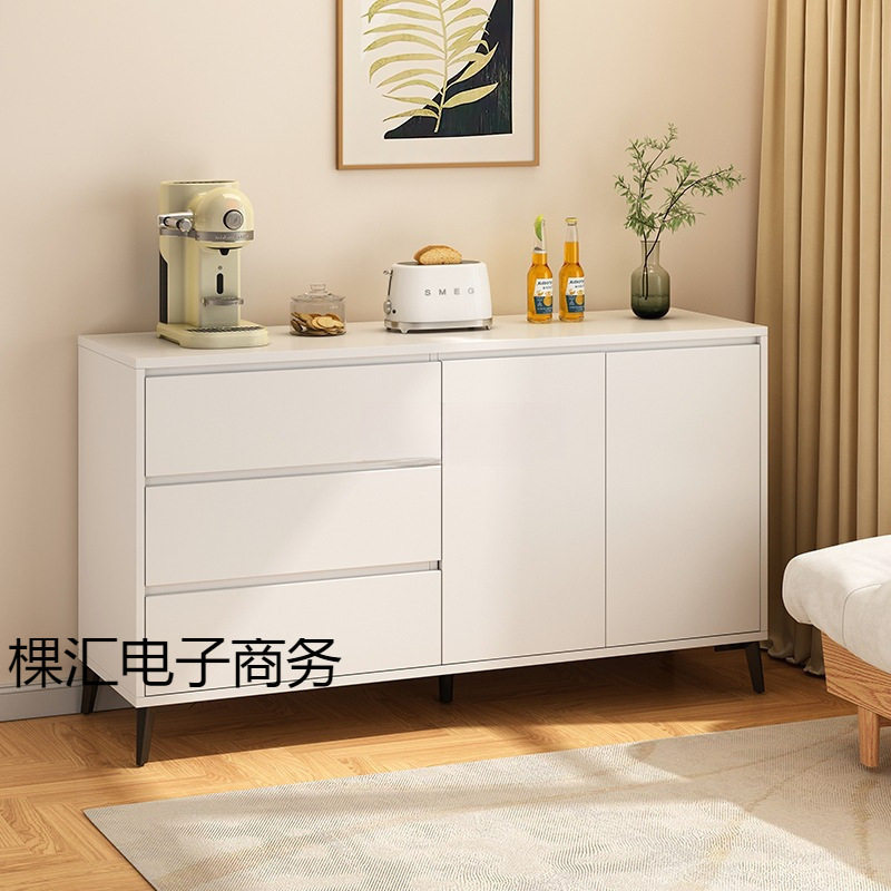 五斗柜卧室家用靠墙落地储物置物柜意式轻奢客厅边柜五斗橱抽屉柜