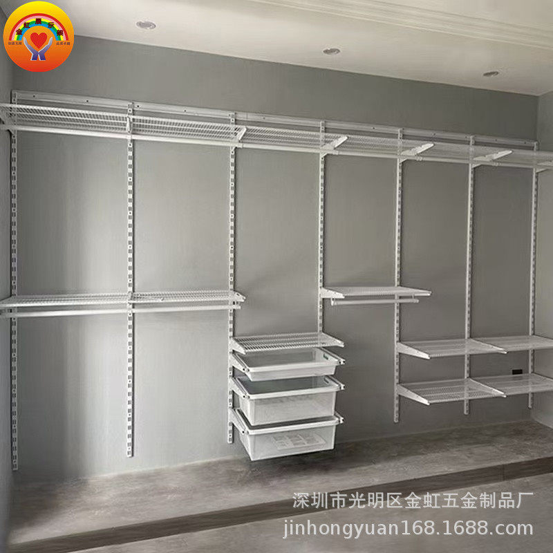 开放式衣柜全屋家用卧室储物架收纳衣架置物架简约衣橱衣帽间衣架