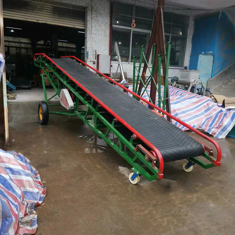 快递公司装车卸货爬坡输送带
