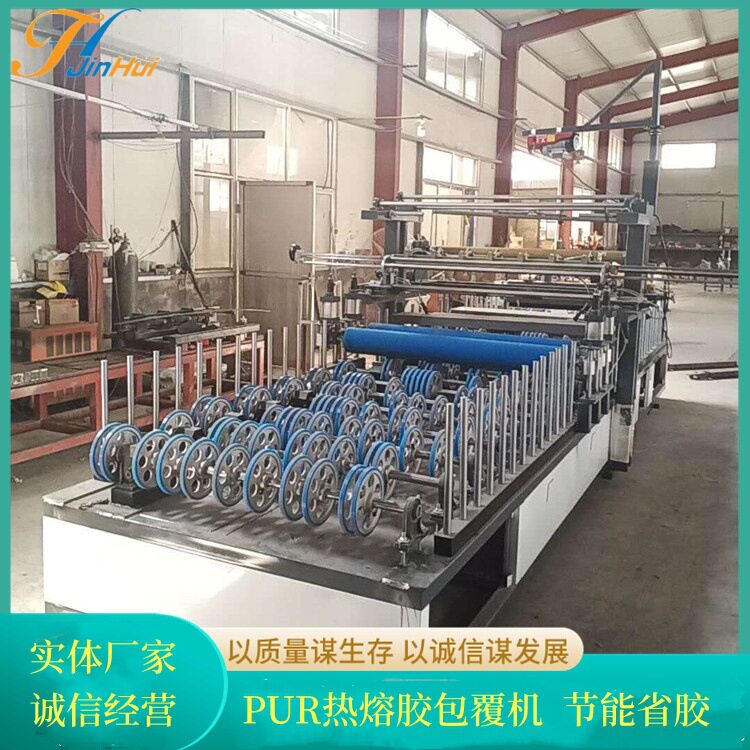 碳纤维集成墙板包覆机石塑墙板门框包覆机不规则门边线覆面机