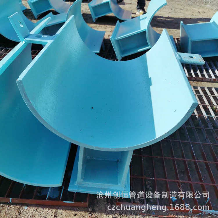 蒸汽滑动支座管夹型T型管托管道托座座式管托大型管道支座