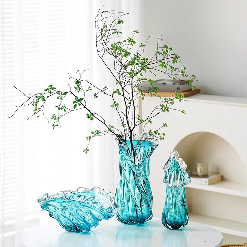 琉璃轻奢风网红花瓶摆件客厅插花轻奢水晶玻璃北欧玫瑰卧室装饰品,电子元器件市场,电线扎带/束线带,淘宝优惠券,粉丝福利购,淘宝优惠卷