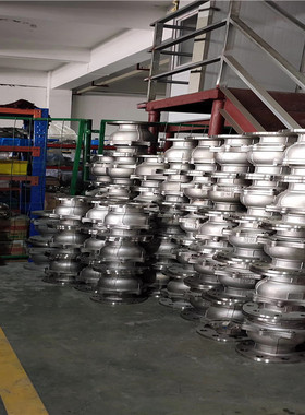 GQ41F-16P DN50手动球阀、硅溶胶球阀、CF8不锈钢法兰球阀