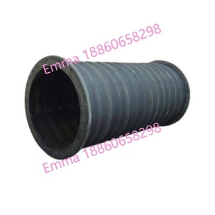 挖泥船用带法兰柔性砂吸排橡胶软管