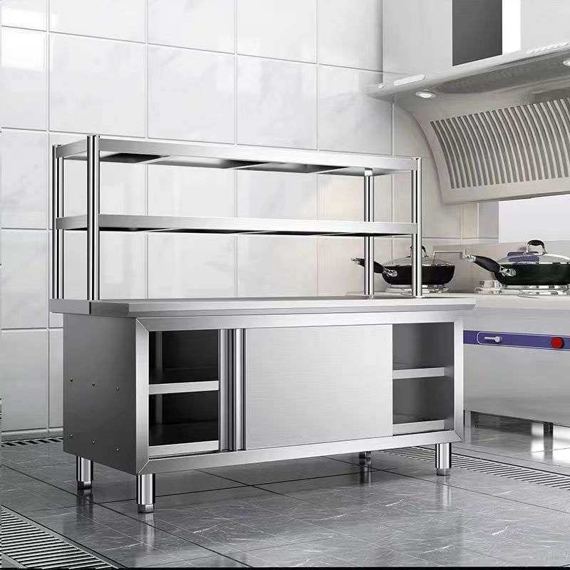 304不锈钢工作台厨房橱柜商用餐饮店桌子家用操作台推拉门置物架,农机/农具/农膜,割灌机/割草机/油锯,淘宝优惠券,粉丝福利购,淘宝优惠卷