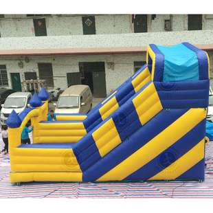 商场节庆氛围滑梯儿童乐园充气海洋淘气城堡组合滑跃蹦床水滑梯