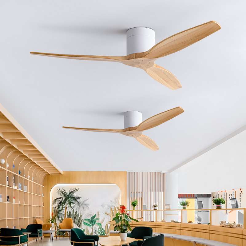 大风力商用工业吊扇家用客厅餐厅电风扇美式复古实木吸顶风扇吊扇