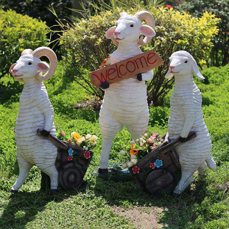 仿真羊摆件卡通绵羊花盆幼儿园户外别墅小区草坪造景园林装饰迎宾,农机/农具/农膜,割灌机/割草机/油锯,淘宝优惠券,粉丝福利购,淘宝优惠卷