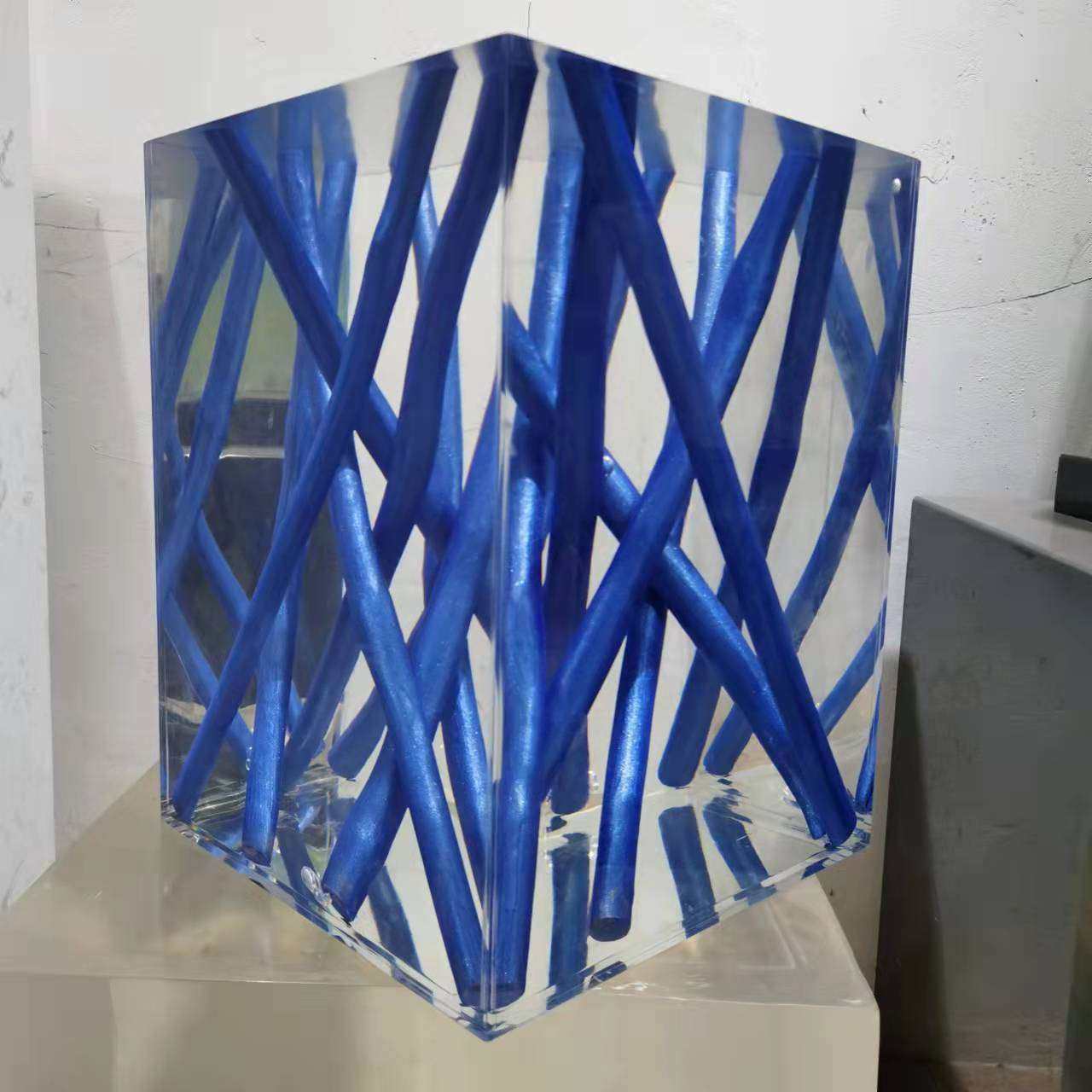 现代简约创意实木方形透明树脂别墅酒店样板房坐凳墩子摆件,农机/农具/农膜,割灌机/割草机/油锯,淘宝优惠券,粉丝福利购,淘宝优惠卷