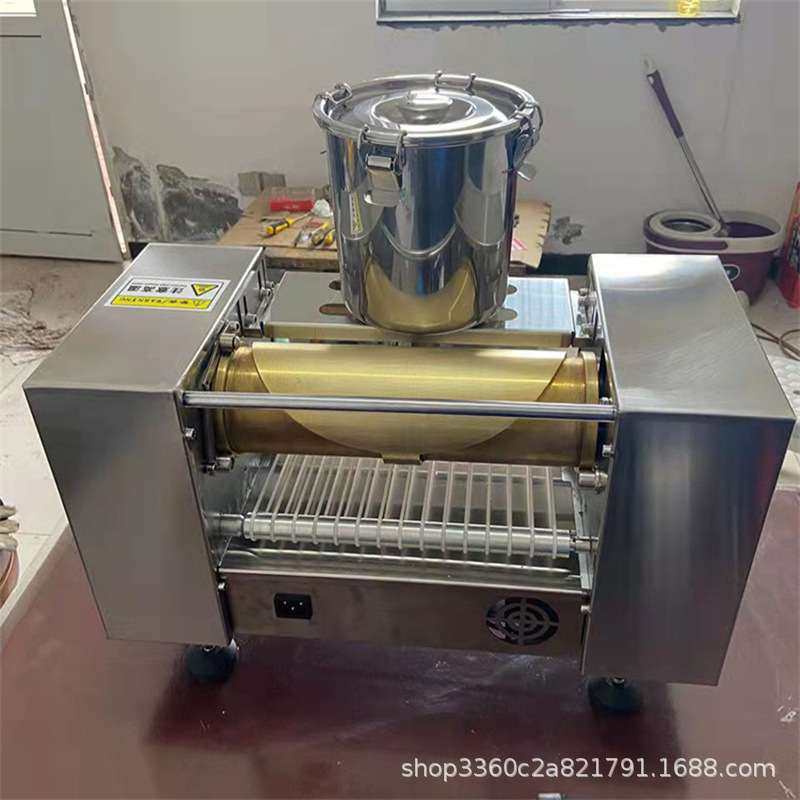 多功能班戟皮机煎饼蛋饺皮榴莲千层蛋糕皮机烤饼机商用千层蛋皮机