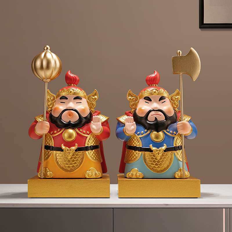 贝汉美新中式创意家居客厅玄关卧室书桌卡通门神摆件装饰年会礼品,农机/农具/农膜,割灌机/割草机/油锯,淘宝优惠券,粉丝福利购,淘宝优惠卷