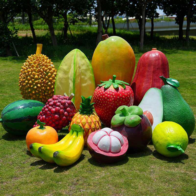 户外水果蔬菜雕塑仿真玻璃钢西瓜草莓辣椒白菜摆件丰收节农场装饰,农机/农具/农膜,割灌机/割草机/油锯,淘宝优惠券,粉丝福利购,淘宝优惠卷