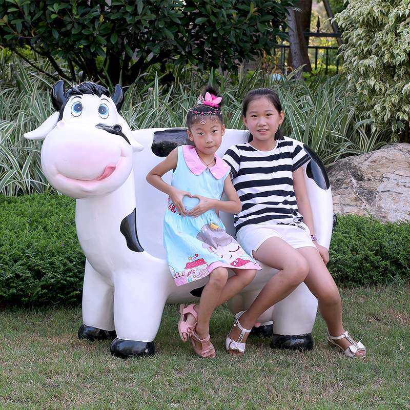 户外卡通动物玻璃钢坐凳雕塑公园幼儿园商场座椅摆件花园庭院装饰,家居饰品,户外/庭院摆件,淘宝优惠券,粉丝福利购,淘宝优惠卷