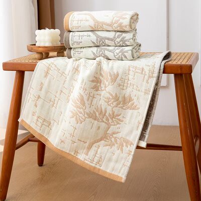 [琼林]汉麻毛巾两条装35*75cm