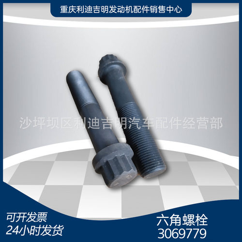 k19 k38发电机组配件 Nt855 发动机零件 六角螺栓3069779