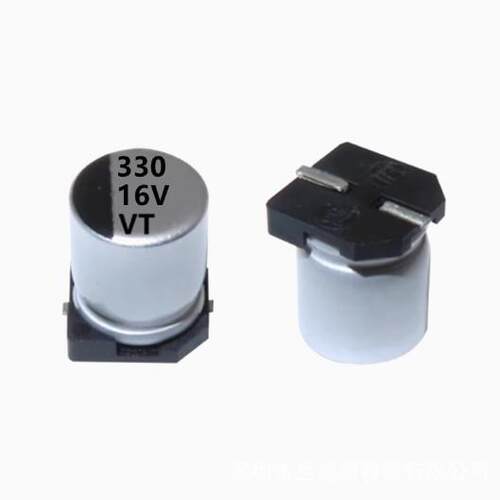 VT贴片铝电解电容16V330UF体积6*5330UF/16VSMD电解电容器