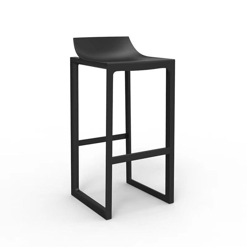 现货速发简约吧台凳设计师商用户外吧台椅高脚凳轻奢吧椅V酒吧餐