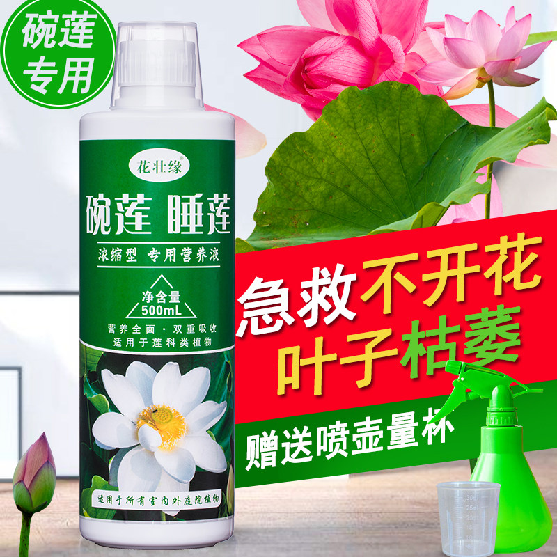 现货速发睡莲肥营养液睡莲肥料碗莲营养液荷花水培促进莲花开花养