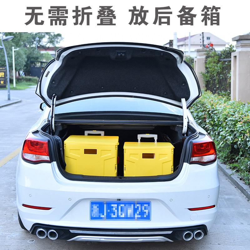 现货速发加强购物车买菜超市小拉车便携小推车折叠行李车家用汽车