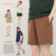 裤 Gbiaior春夏新款 中腰休闲百搭基础款 女男五分裤 子 休闲运动短裤
