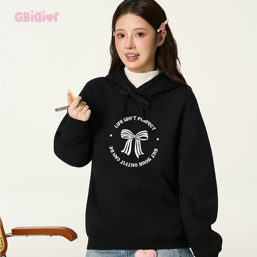 Gbiaior学院风休闲连帽卫衣