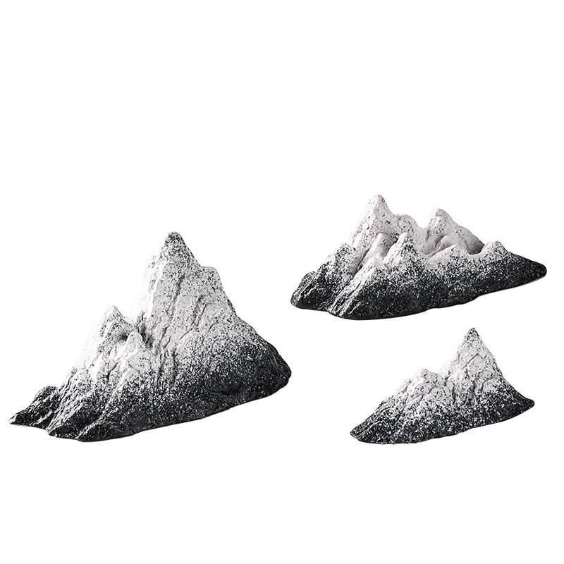 现货速发创意陶景瓷小假8442山微景观造鱼流水配件枯缸山水沙装盘