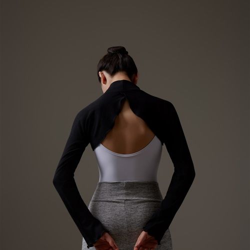 速发西领里李高瑟木耳边披肩护肩练暖服舞蹈上衣芭蕾舞外搭保功训