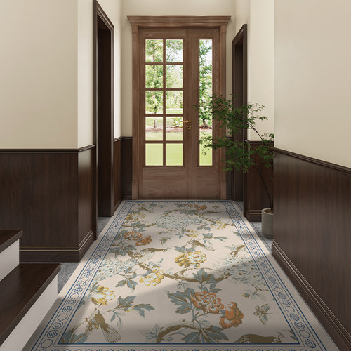 速发新道式走廊地毯家用走道楼厅满铺皮革脚垫台客中大尺寸垫子