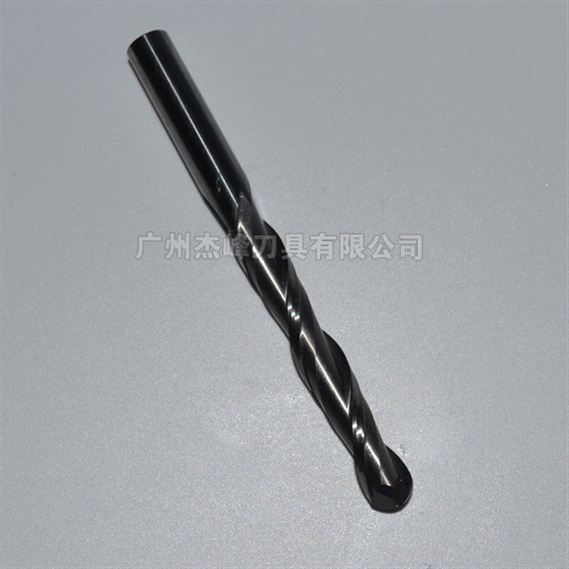 速发8*52木工加长木雕浮雕刀双刃球头铣刀CC广告雕刻机刀具螺旋刀
