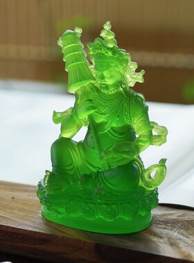 速发琉璃密佛五姓财神红财神绿财神白财神宗像摆件家里供用品