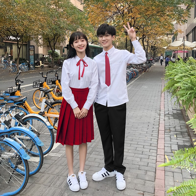 速发合动朗诵演初服装班服学院风出中高中学生毕业运唱会校服套装