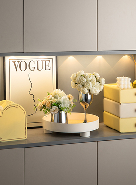 速发玄关抽纳盒进门入户摆件客物电视柜家居装饰品收屉储厅盒