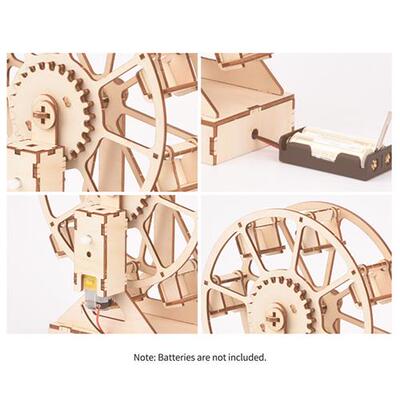 极速Electric Ferris Wheel 3D Wooden Puzzle DIY Assembly