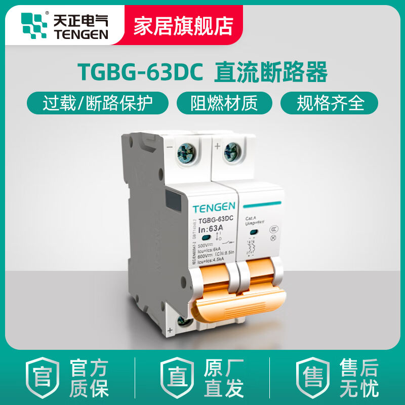 天正电气(TENGEN)空气开关TGBG-125H3PD63小型断路器
