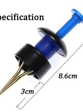 1pc Plastic & Copper Clip Saltwater Fishing Snapper Skir