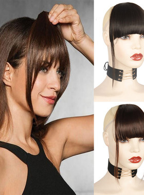 Azqueen Synthetic Clip In Bangs Front Neat Bangs Fringe Hair