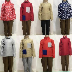 儿童古装汉服男女童古代老百姓服装逃难民农民乞丐叫花子补丁衣服