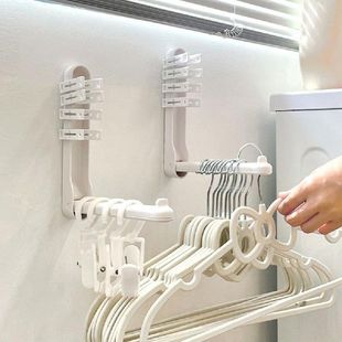 Space Holder saving Wall Clothes Plastic Mount Hanger